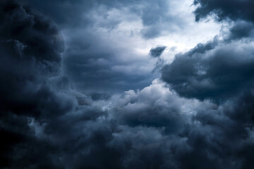 Wall Mural - dramatic clouds background
