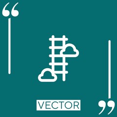 motivation vector icon Linear icon. Editable stroke line