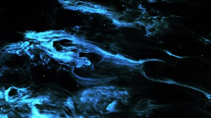 Wall Mural - the surface of the nebula clouds floating in the universe