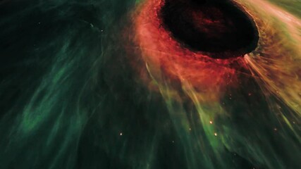 Wall Mural - the surface of black holes in the universe.