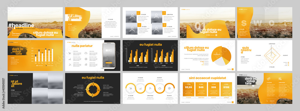 Geometric Graphic Design Project Proposal Presentation. Infographic Slide Template. For use in Presentation, Flyer and Leaflet, SEO, Marketing, Webinar Landing Page Template, Website Design, Banner. - obrazy, fototapety, plakaty 