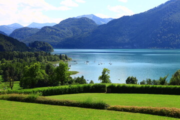 Wall Mural - lake in the Alps Germany