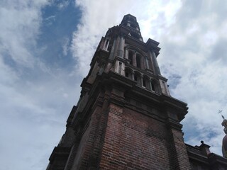 church tower with clock