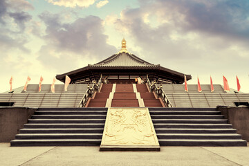 Sticker - Mingtang is an ancient building in the Tang Dynasty and a place of worship in ancient times. Luoyang, China.