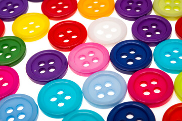 colored buttons isolated