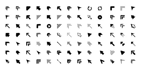 Wall Mural - arrows. vector arrow icon. cursor icons. arrows , isolated. vector illustration
