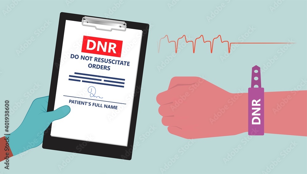 Do Not Resuscitate DNR Orders health care CPR resuscitation die living ...