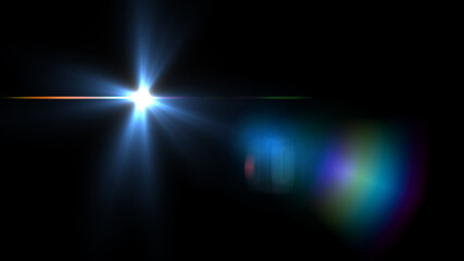 lens flare,Abstract Natural Sun flare on the black background, flare light transition, effects sunlight