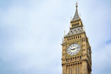 Fototapeta Big Ben - Close-up of the clock face of Big Ben, London. UK