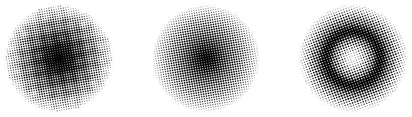 Poster - halftone. halftone gradient in circle. dots pattern background. vector illustration
