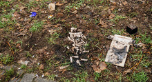 Multiple Waste Of Used Fireworks Tubes Are Seen In The Ground In French City Of Strasbourg After New Year Celebrations