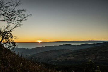 Wall Mural - viewpoint of the sunrise on phu lom lo phetchabun province, thailand