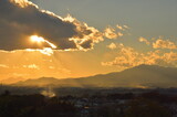 Fototapeta Na drzwi - sunset and cloud