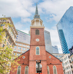 Poster - Old South Meeting House on Boston's Freedom Trail Massachusetts USA