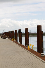 Canvas Print - Pier in the port