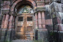 Door Of A Gothic Mausoleum