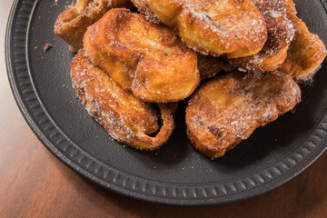 Wall Mural - Traditional Christmas french toast also known in Brazil as 'Rabanada'.  traditional Brazilian food for Christmas.