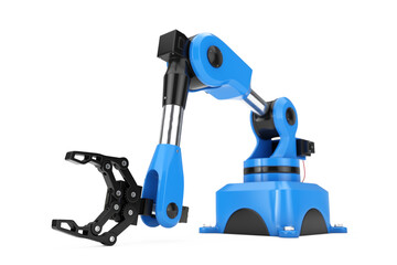 Aufkleber - Industrial Mechanical Robotic Hand Arm Manipulator. 3d Rendering