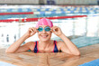 © Pixel-Shot - Sporty female swimmer in pool