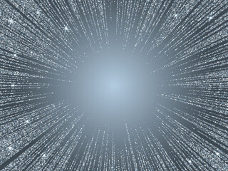 Wall Mural - metallic glitter fireworks explosion christmas abstract background.