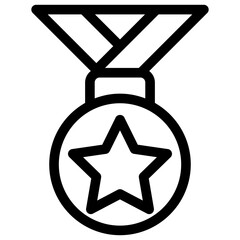 Sticker - Star Medal 