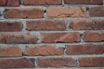 red brick wall