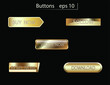 © Batura - Web buttons gold gradient buttons. Web buttons design template. Modern buttons set. EPS 10
