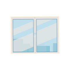 Sticker - Two Fold Window Illustration