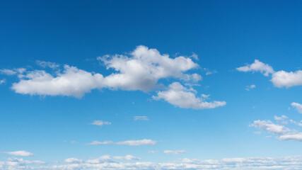 Wall Mural - blue sky with white sky background landscape high res