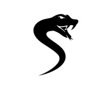 S Letter With Snake Logo