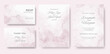 © REZI - Watercolor wedding invitation card