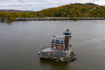 Poster - Hudson Athens Lighthouse - New York