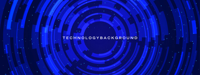 Abstract dark blue technology background  , Digital background . Circuit board , machine ,  concept vector illustration 