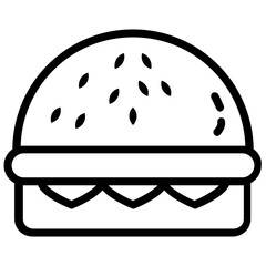 Wall Mural - Burger 