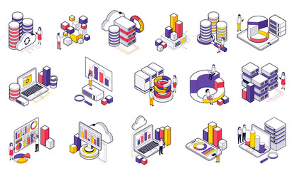 Big Data Isometric Set