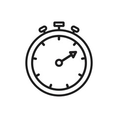 Wall Mural - timers icon on white background. stopwatch symbol. countdown clock counter timer vector illustration