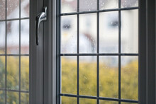 View Through A Window On A Rainy Day, United Kingdom
