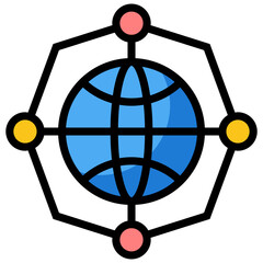 Sticker - Global Network 