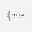 © SUPERGHONAM - Oak leaf logo design illustration vector template