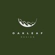 © SUPERGHONAM - Oak leaf logo design illustration vector template