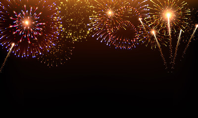 Pyrotechnics And Fireworks Background