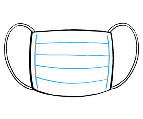 Naklejka na meble 白いマスク　花粉症・ウイルス対策