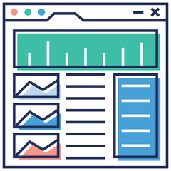 Wall Mural - Website Sitemap 
