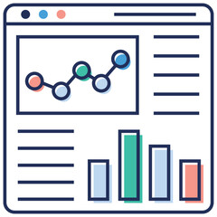 Wall Mural - Web Infographic  
