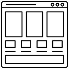 Wall Mural - hierarchical structure website