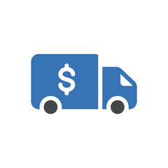 Poster - delivery truck