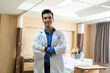 © visoot - Portrait of handsome male doctor in hospital.
