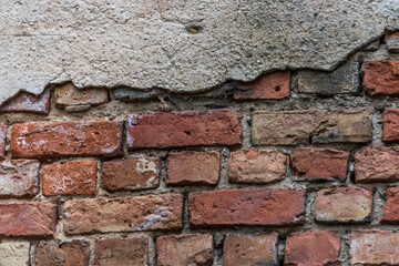 Old Brick Wall Background from Northern Europe