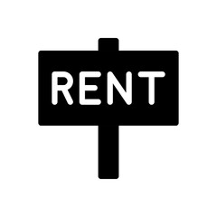 Canvas Print - rent board