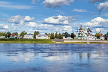 Canvas Print - View of Historical centre of the Veliky Ustyug, Russia